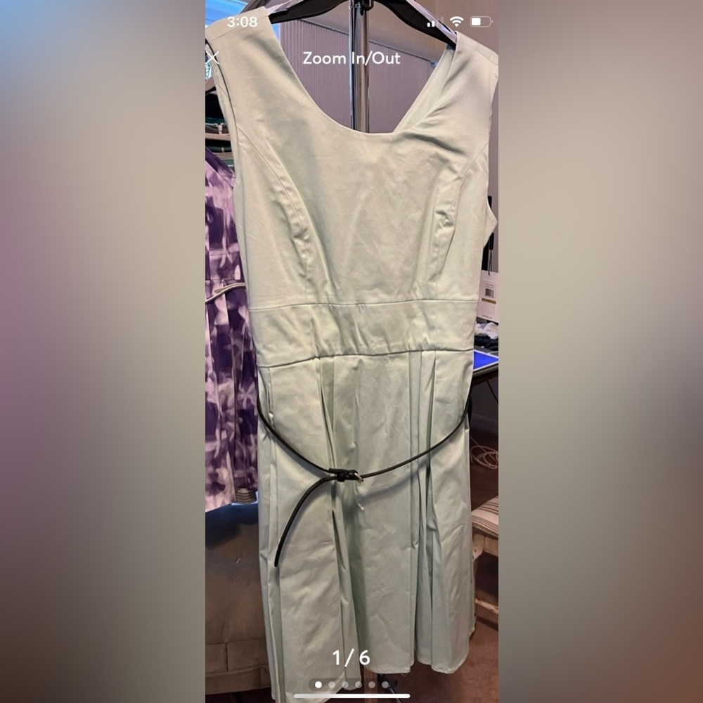 Calvin Klein Soft Mint Green Dress